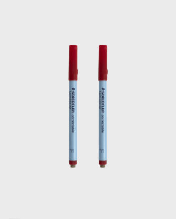 Two red erasable colored pens for the Asoki Planner