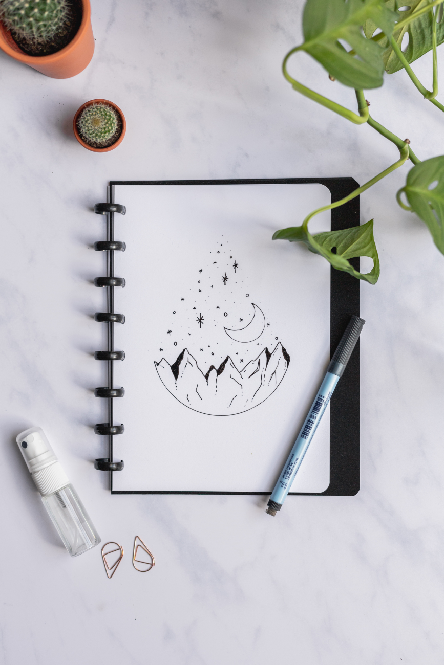 Erasable whiteboard notebook A5 plain page for your Asoki Planner