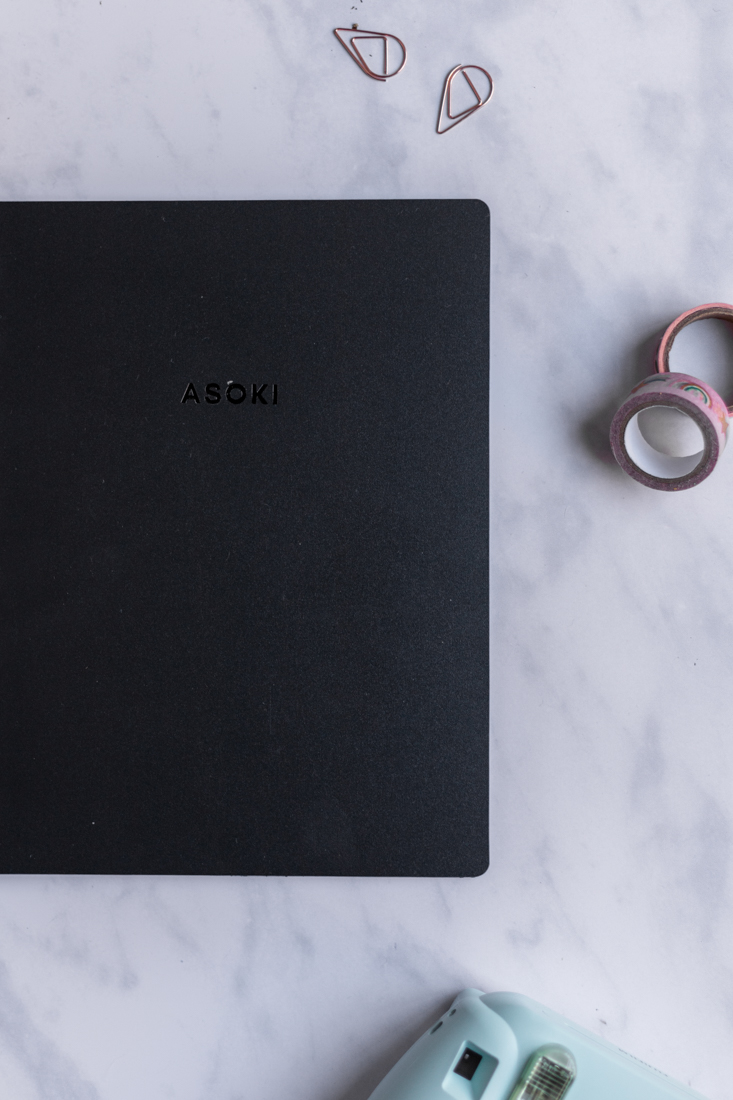 Reusable notebook A5 softcover black